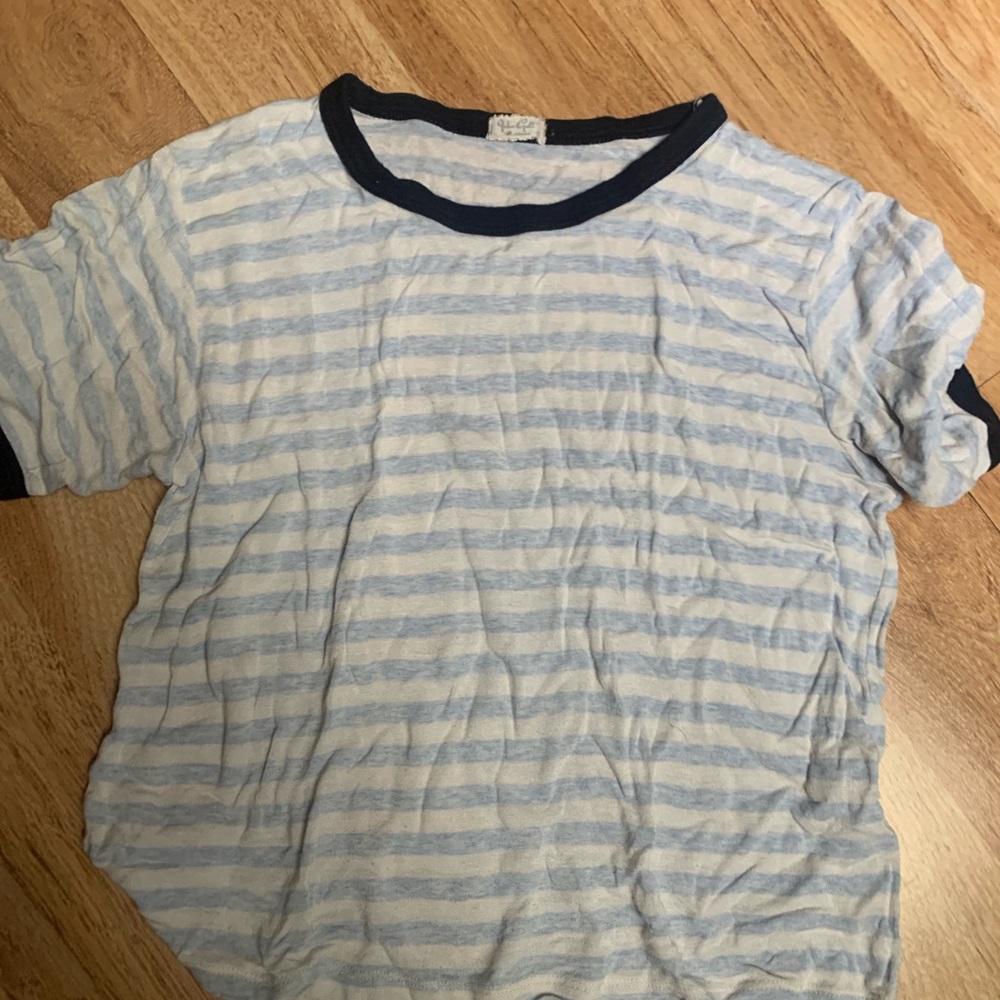 John Galt: blue striped tshirt - Picture 1 of 2